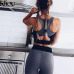 Kliou Casual Sporting Tracksuit Women 2 Piece Set Fitness Clothes Workout Sportswear For Female High Waist Leggings And Bra Suit