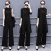 Knitted 3 Pieces Set Women Tracksuit Long Sleeve Cardigan and Sleeveless Pullover Tops and Wide Leg Pants Suit Women's Sets 2018