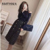 Luxury Designer Flare Sleeve Knit Sweater 2019 Autumn Winter Elegant Women Double-breasted Tweed two piece Skirt set