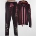 MVGIRLRU Pearl Beading Women's Tracksuits long sleeve big pocket hooded sweatshirt + long pant two piece sets streetwear