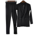 MVGIRLRU chic OL pant suits workwear single button long blazer jacket and tight pants womens two piece sets