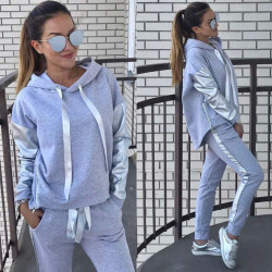 MisDream Casual Tracksuit Women Autumn Set 2018 Two Piece Set Long Sleeve Hoodies Pullover Pants Set SportwearTracksuits Outfit