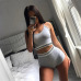 NEW Women Solid Slim Tank Top + Shorts Pants Suit Seamless  Bra Sets Fitness Women Clothes Set