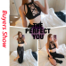 Sexy Women Two Pieces Set Turtleneck Sleeveless Hollow out Crop Top High Waist Split Pant Fashion Sets Party Clubwear For Ladies