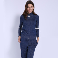 Winter Fashion 2 Piece Set Women Sport Wear One Size Girls Knitted Pant Suit Outdoor Casual Sweatsuit Female Outfits Streetwear