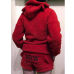 Womens Ladies Warm Long Sleeve Hoodie+Shorts Tow Piece Set Pajamas Outfits Sleepwear