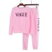 XUANCOOL New 2018 Women 2 Piece Clothing Set Casual Fashion Vogue Sweatshirt+Long Pants Tracksuit for Women Hoodie Suit