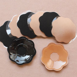 1 Pair New Fashion Sexy Bra Pad Reusable Self Adhesive Silicone Breast Bra Nipple Cover Pad Clothing Accessories