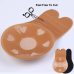 1 Pair Reusable Adhesive Silicone Rabbit Bra Breast Stickers Nipple Cover Pasties Lift Up Invisible Bra Tape Cache Teton