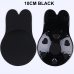 1 Pair Reusable Adhesive Silicone Rabbit Bra Breast Stickers Nipple Cover Pasties Lift Up Invisible Bra Tape Cache Teton