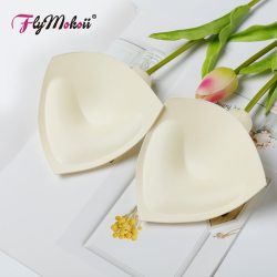 1 pair/lot Women Summer Swimsuit Padding Inserts Sponge Foam Bra Pads Chest Cup Breast Thin Bra Bikini Insert Chest Pad