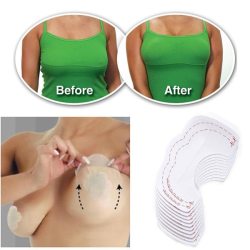 10Pcs Sexy Women Adhesive Nipple Cover Pads Invisible Breast Lift Up Bra Tape Sticker Disposable Paste Anti Emptied Chest Paste