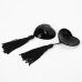 1Pair Milk Paste Women Tassel Heart Sequin Paste Breast Bra Silicone Heart Nipple Cover Adhesive