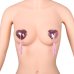 1Pair Milk Paste Women Tassel Heart Sequin Paste Breast Bra Silicone Heart Nipple Cover Adhesive