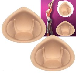 2019 Intimates Accessories 1 Pair Insert Push Up Bra Pads Adjustable Enhancer Triangle Inserts Chest Cups Breast Bra Sponge Pad