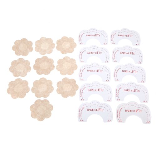 20Pcs Instant Lift+Nipple Cover Lift Up Beauty Breast Bra Stickers Invisible Adhesive Bras Chest Sticker Lift for Women Gift