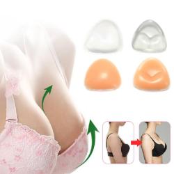 2PCS Swimwear Swimsuit Bikini Silicone Triangular Bra Pads Thicker Silicone Invisible Bra Inserts