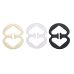 3Pcs/set Hot Sale Fashion Webbing Bra Buckles Shadow-Shaped Underwear Fasteners Bra Clips Strap Holders Invisible Bra Buckle New