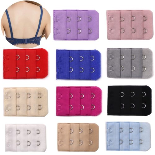 5Pcs Back Bra Extender Clip Strap Extension 2 Hook Bra Extensions Strapless Women's Underwear Expander Bra Hook Botton Intimates