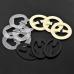 9pcs Wedding bra straps bra clip Buckles Shadow-Shaped Buckle Conceal Clear cleavage Bra extender Holders accessories