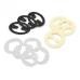 9pcs Wedding bra straps bra clip Buckles Shadow-Shaped Buckle Conceal Clear cleavage Bra extender Holders accessories