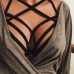 LASPERAL Sexy Lace Up Bra Elastic Belt Bra Strap Clubwear For Women Cupless Crop Tops Chest Bandage Lingerie Underwear 28 Styles