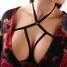 LASPERAL Sexy Lace Up Bra Elastic Belt Bra Straps Clubwear For Women Female Cupless Crop Tops Chest Bandage Lingerie Underwear