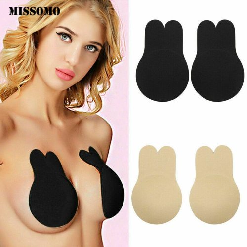 MISSOMO 1 Pair Women Invisible Brassy Tape Breast Lifting Bra push up pad relleno bikini Invisible Adhesive Bra Sexy Underwear