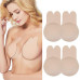 Reusable Women Breast Petals Lift Nipple Cover Invisible Petal Adhesive Strapless Backless Stick on Bra Silicone Breast Stickers